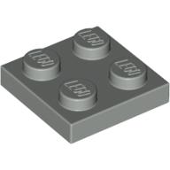 Lego Plate 2 x 2 / Light Gray