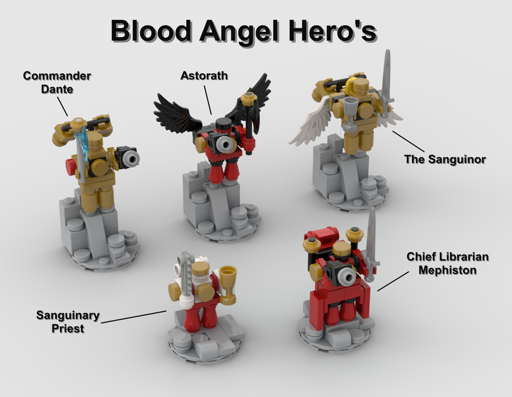 Lego Blood Angel Hero's