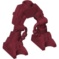 Lego Legs Mechanical, Bionicle / Dark Red