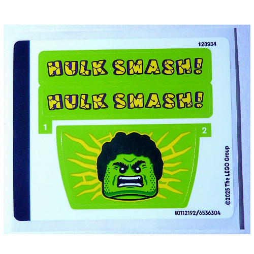 Lego Sticker Sheet for Set 76312-1
