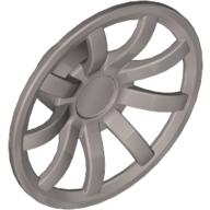 Lego Wheel Cover 9 Spoke - 24mm D. / Pearl Light Gray