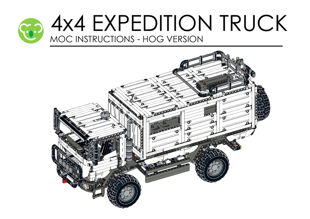 Lego 4x4 Expedition Truck - HOG version