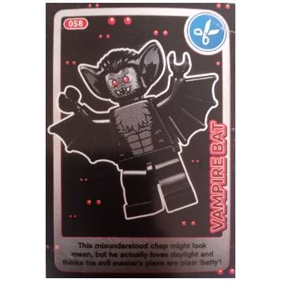 Lego Trading Card, Create The World - Vampire Bat