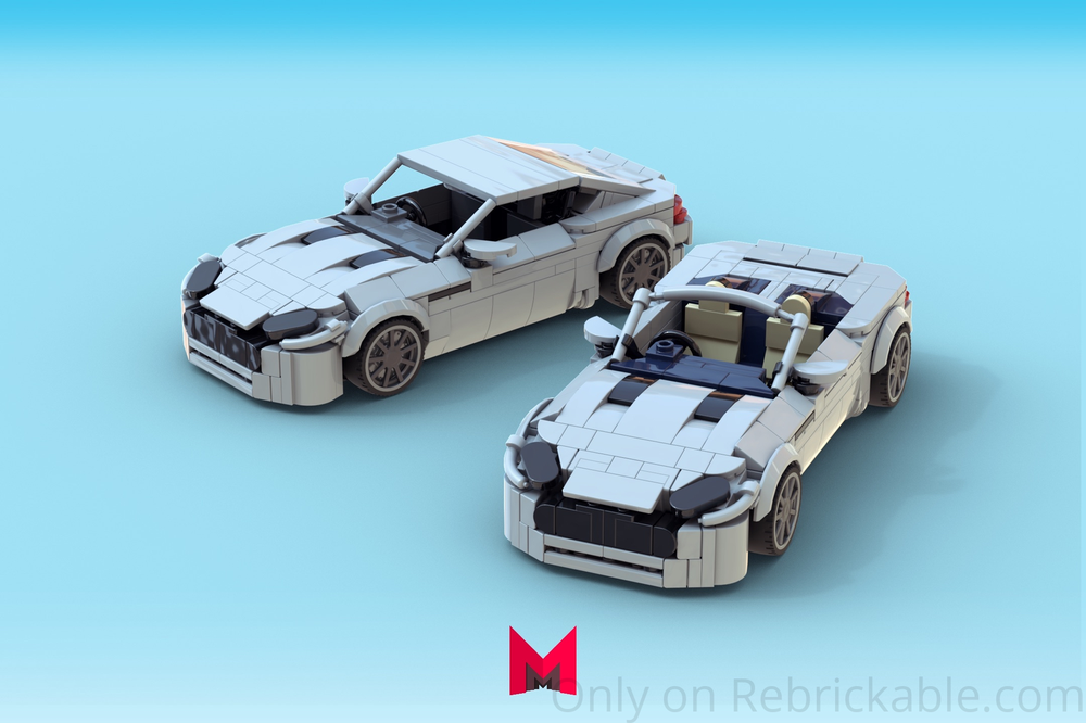 Lego Aston Martin V8 Vantage Coupe + Roadster