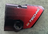 Lego Technic, Panel Fairing # 2 Small Smooth Short, Side B with LEGO Technic Logo Pattern (Sticker) - Set 8051