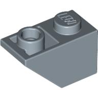 Lego Brick Sloped Inverted 45° 2 x 1 / Sand Blue