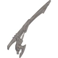 Lego Large Figure Weapon Blade, Hook (Chirox) / Pearl Light Gray