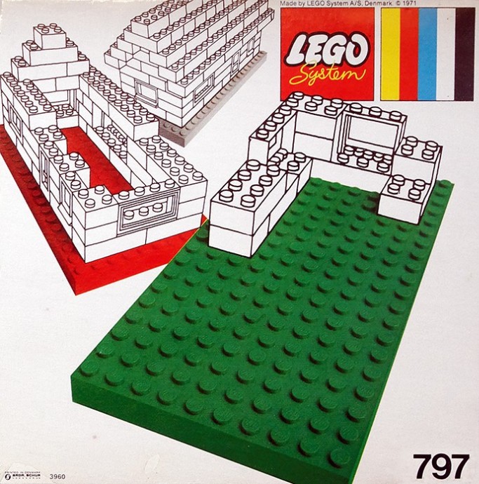 Lego Baseplates, Gray and White