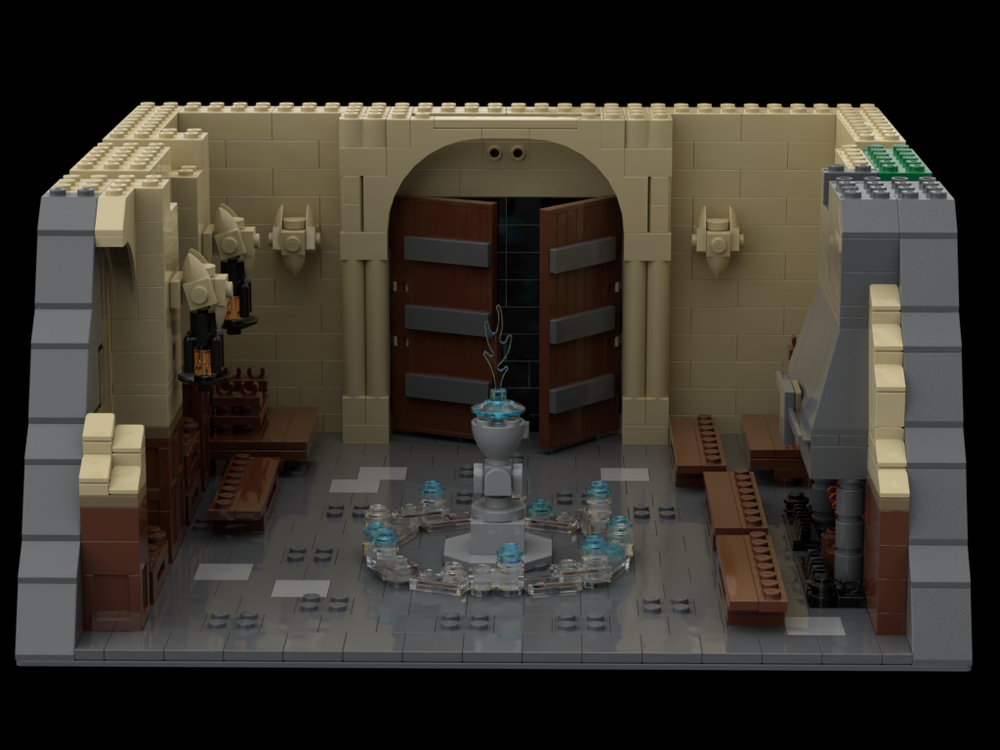 Lego Modular Hogwart scene: Goblet of Fire