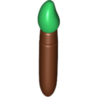 Lego Equipment Paint Brush with Green Tip Pattern