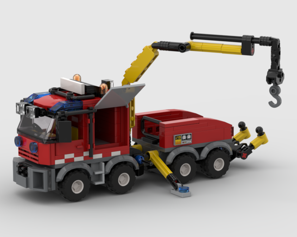 Lego Heavy Rescue Wrecker Fire Truck