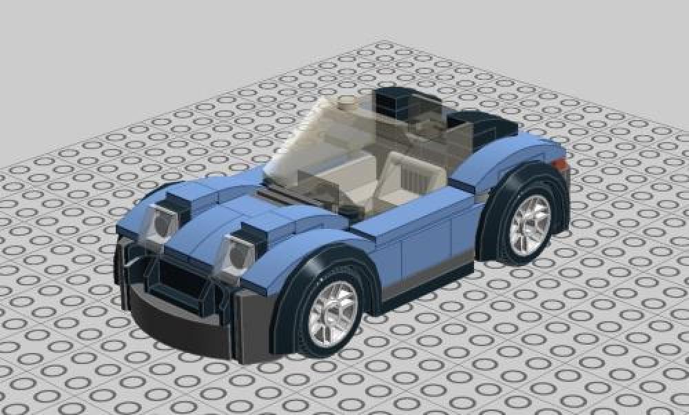 Lego #legocity lightblue rodster