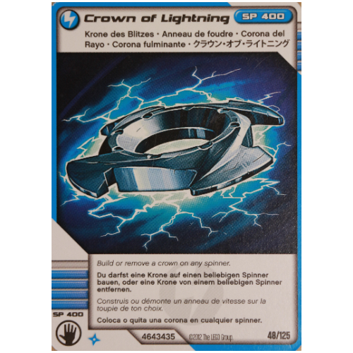 Lego Trading Card, Ninjago Deck #2: 48 - Crown of Lightning - International Version