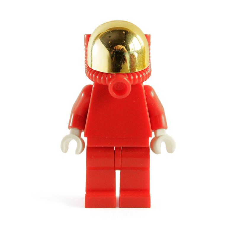 Lego Pit Crew, Red Torso, Red Legs, Ferrari,  Fuel