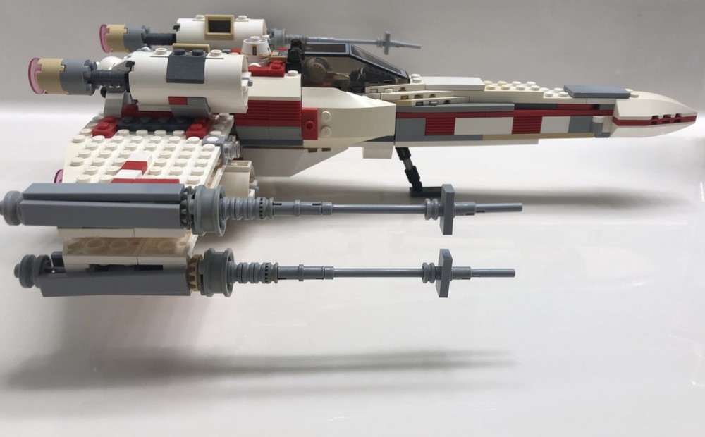 Lego X-Wing Mod -- 6212 Alternate