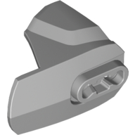 Lego Large Figure Limb Cover, Size 4, Armor with Ball Joint Socket / Light Bluish Gray