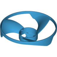 Lego Propeller 3 Blade 13 Diameter / Dark Azure