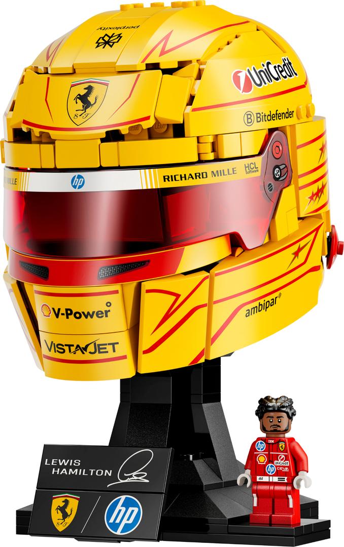 Lego Scuderia Ferrari HP Lewis Hamilton Helmet