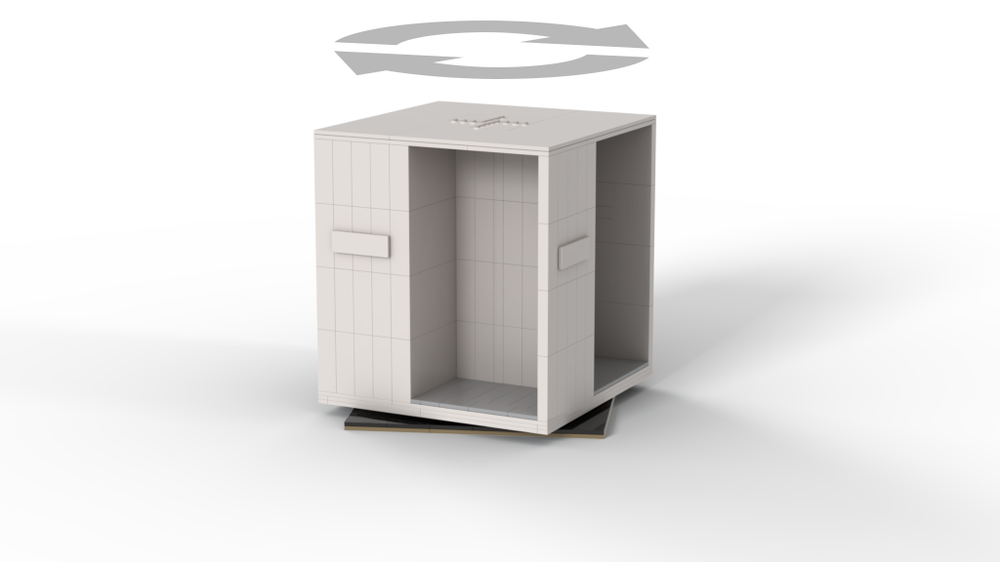 Lego Revolving Case for STARWARS Micro Diorama