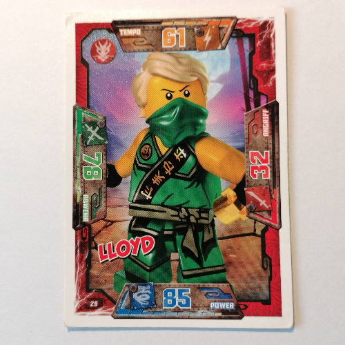 Lego Trading Card, Ninjago Game Series 1 [German] - 29 Lloyd