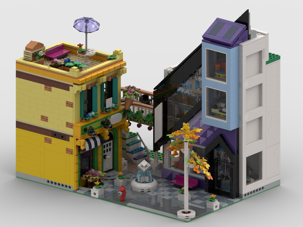 Lego Downtown Flower and Design Store Modular