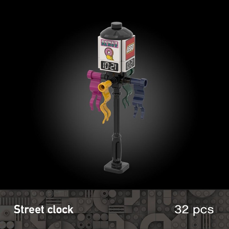Lego Street clock