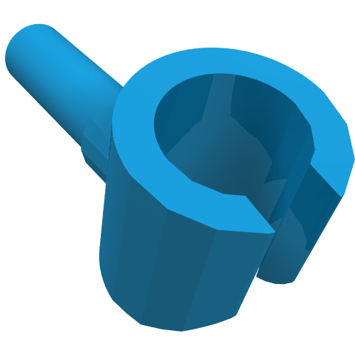 Lego Minifig Hand / Dark Azure