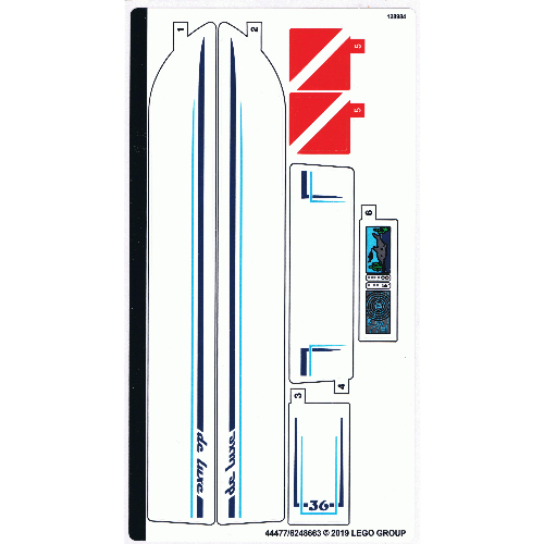 Lego Sticker Sheet for Set 60221-1