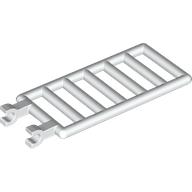 Lego Bar 7 x 3 with Double Clips (Ladder) [Straight Clips] / White