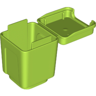 Lego Duplo Garbage Can / Bin / Lime