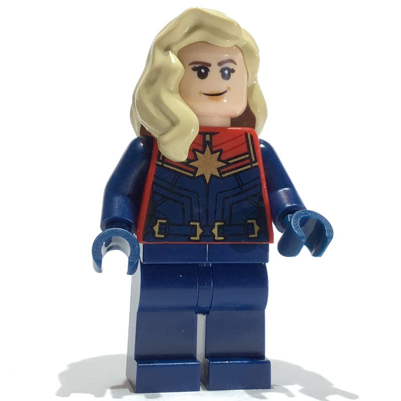 Lego Captain Marvel, Mid-length Tan Hair