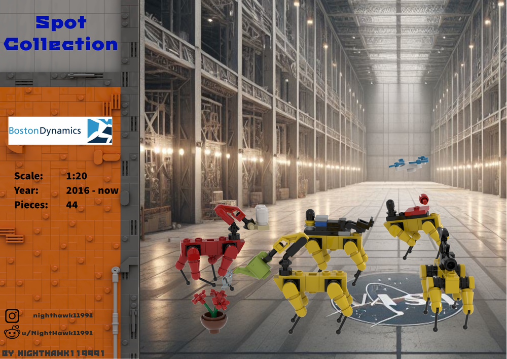 Lego Boston Dynamics Spot Collection