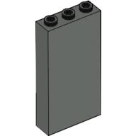 Lego Brick 1 x 3 x 5 with Side Supports / Dark Gray