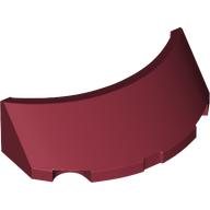 Lego Windscreen 2 x 4 Half Dome / Dark Red
