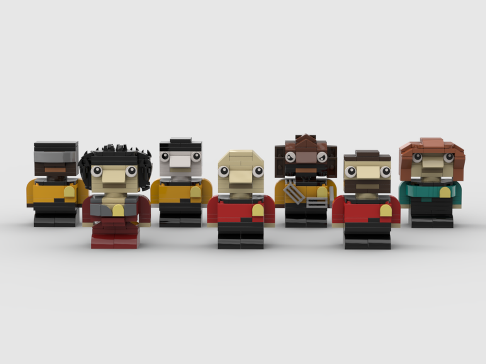 Lego Star Trek: The Next Generation Cast