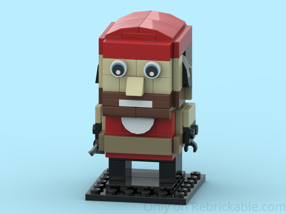 Lego Brickheadz Captain Fear Mascot