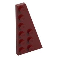 Lego Wedge Plate 6 x 3 Right / Dark Red