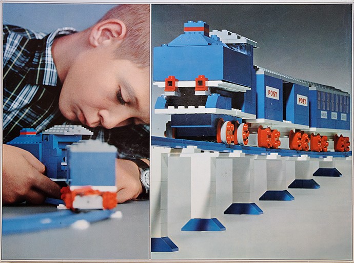 Lego Motorized Train Set