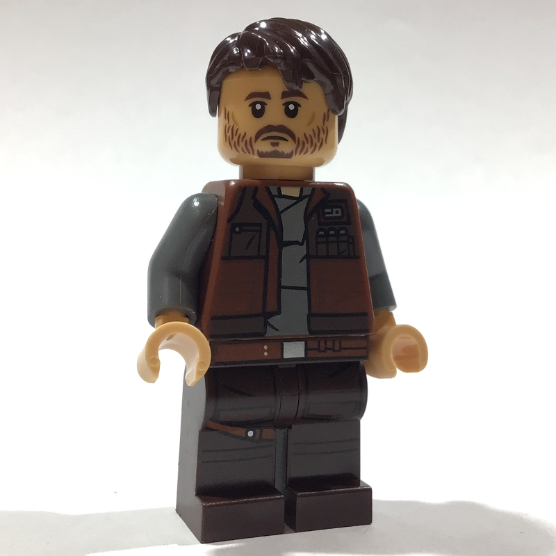 Lego Cassian Andor, Warm Tan Head