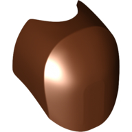 Lego Large Figure Shoulder Cover, Armour / Reddish Brown