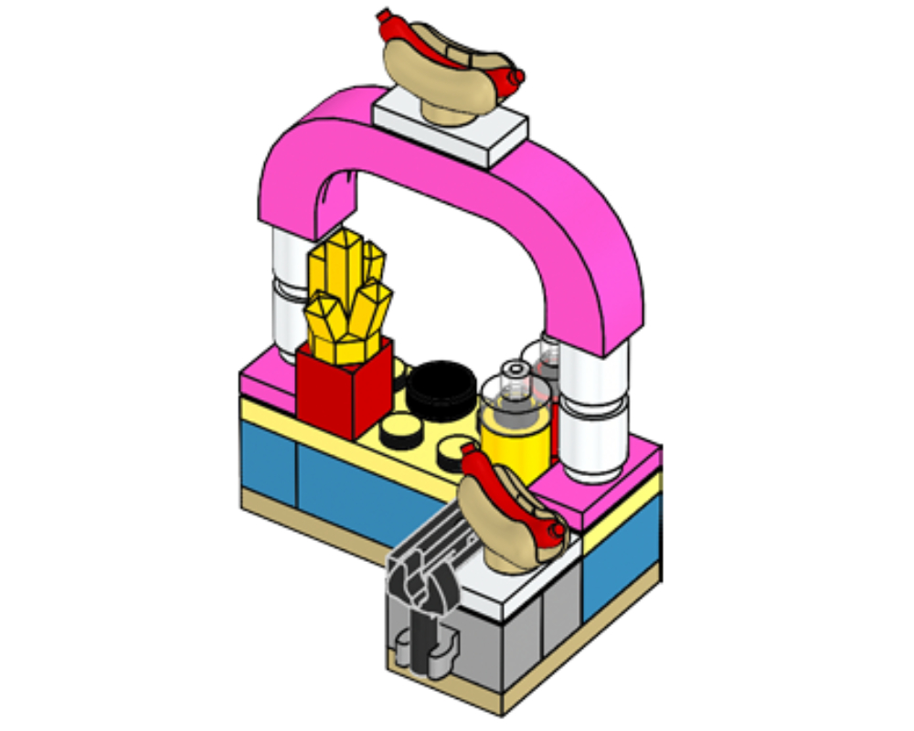 Lego Olivia's Snack Stand