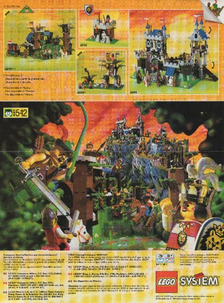 Lego 1996 Mini Castle North America (4.103.770-NA)