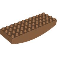 Lego Duplo Brick 4 x 12 x 2 [Rocker] / Medium Nougat