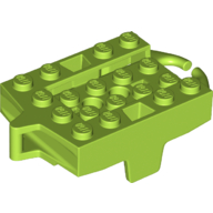 Lego Vehicle Base, Roller Coaster Car 4 x 5 / Lime