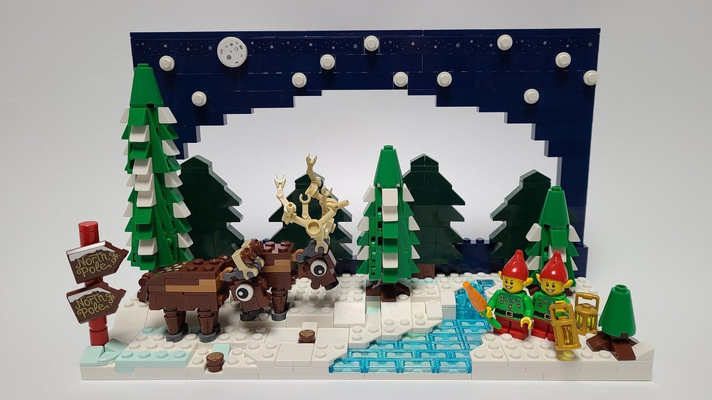 Lego 40484 X 2 santa's front yard extended