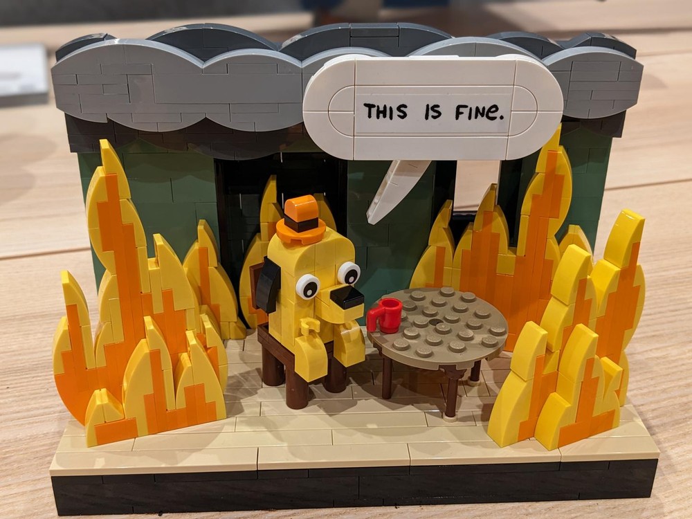 Lego This Is Fine