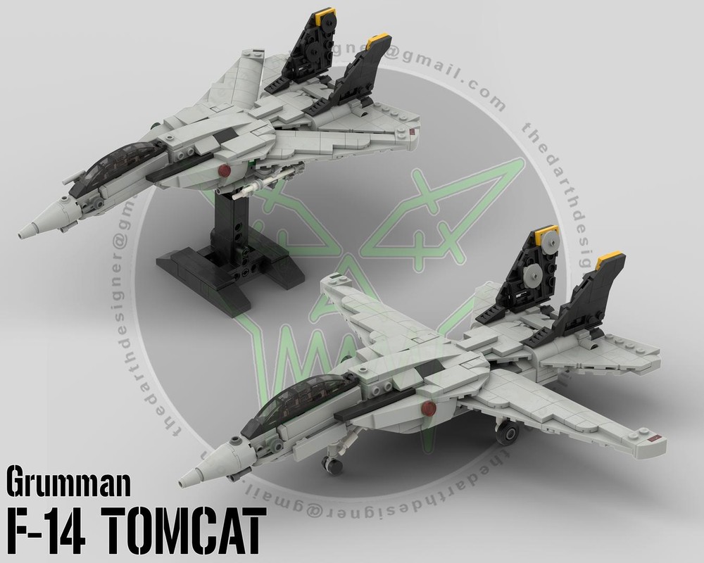 Lego Grumman F-14 TOMCAT - 1:70 Scale