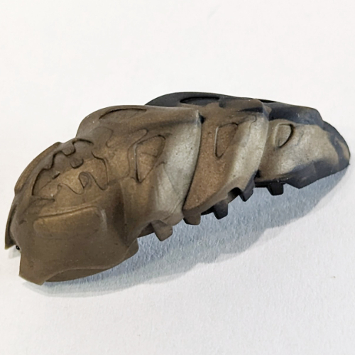 Lego Large Figure Accessory, Rahkshi Kraata Stage 1 with Marbled Black Tail Pattern / Flat Dark Gold