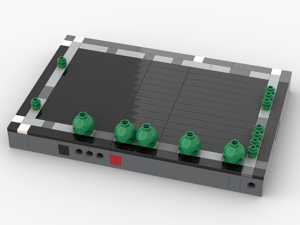 Lego Parking Lot at Rusk and Crawford
