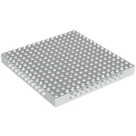 Lego Brick Special 16 x 16 x 1 1/3 with Pinholes / White